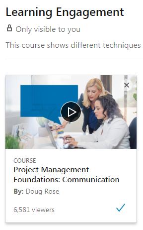 A single video as part of a collection on LinkedIn Learning.